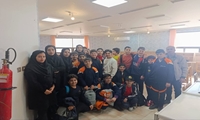 بازدید دانش‌آموزان از کتابخانه مرکزی 